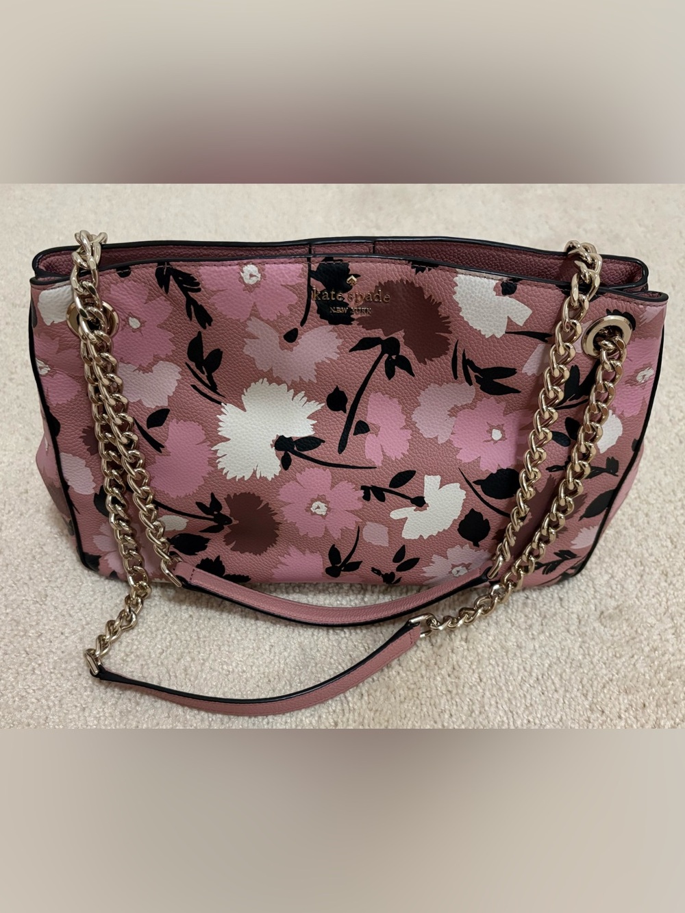 Kate Spade Briar Lane Gala Floral Medium Chain Shoulder Bag